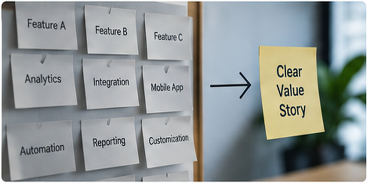 When Your Enterprise Software Has Too Many Features: Build a Clearer Story